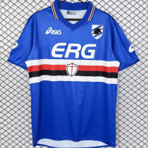 2003/2004 Sampdoria Home Retro Soccer Jersey