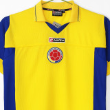 2003/2005 Colombia Home Yellow Retro Soccer Jersey