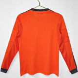 2013/14 RM Thrid Orange Retro Long Sleeve Soccer Jersey