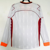 1999/2000 Roma Away White Retro Long Sleeve Soccer Jersey