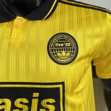 2025/26 AD x oasis #25 Yellow Retro Style Player Version Soccer Jersey (Have No.25 带号码）