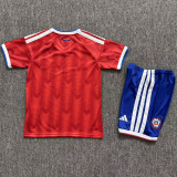 2026/27 Chile Home Red Kids Soccer Jersey