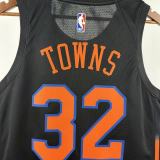 2026 NY Knicks TOWNS #32 Black NBA Jersey