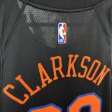 2026 NY Knicks CLARKSON #00 Black NBA Jersey