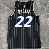 2026 Magic WAGNER #22 Black NBA Jerseys