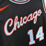 2026 Bulls BUZELIS #14 Black NBA Jerseys