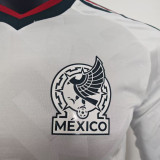 2026/27 Mexico Away White Player Version Long Sleeve Soccer Jersey