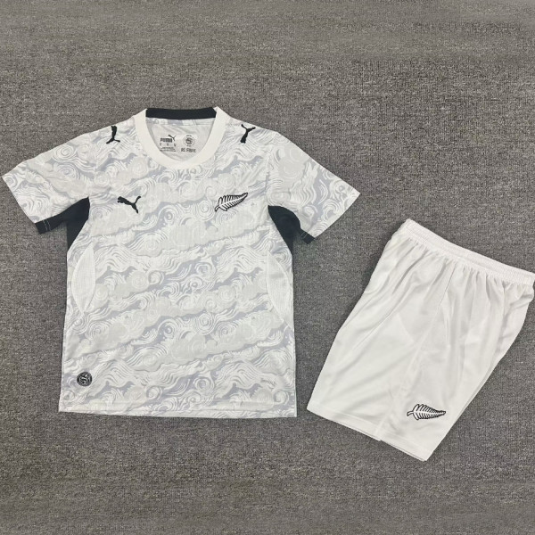 2026/27 New Zealand Home White Kids Soccer Jersey