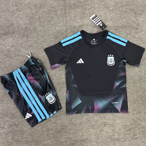 2026/27 Argentina Goalkeeper Black kids Soccer Jersey
