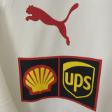 2026 Ferrari White F1 POLO Team T-Shirt 有领