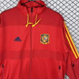 2010 Spain Home Red Retro Windbreaker
