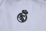 2026/27 RM White Zipper Jacket Tracksuit