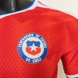 2026/27 Chile Home Red Player Version Soccer Jersey