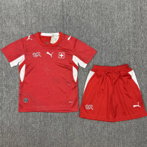 2026/27 Switzerland Home Red Kids Soccer Jersey