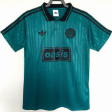 2026 AD x oasis #25 Green Retro Style Fans Soccer Jersey (Have No.25 带号码）