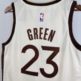2026/27 Warriors GREEN #23 Beige City version NBA Jerseys