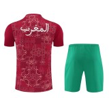 2026/27 Morocco Red Training Jersey(A Set)