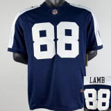 LAMB #88 Men's Dallas Cowboys NFL Jersey 牛仔 背上白色