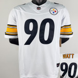 WATT #90 Men's Pittsburgh Steelers NFL Jersey 钢人