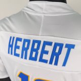 HERBERT #10 Men's Los Angeles Chargers NFL Jersey 闪电