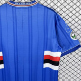 2000/2001 Sampdoria Home Retro Soccer Jersey