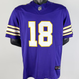 JEFFERSON #18 Men's Minnesota Vikings NFL Jersey 小马