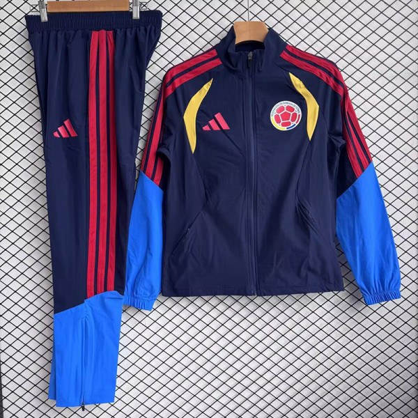2026/27 Colombia Baby Blue Windbreaker Jacket  （A Set）