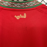 2026/27 Morocco Home Red Fans Soccer Jersey