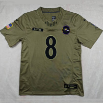 JACKSON #8 Men's Baltimore Ravens NFL Jersey 乌鸦