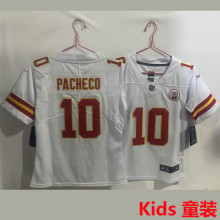 PACHECO #10 Kansas City Chiefs Kids NFL Jersey 酋长