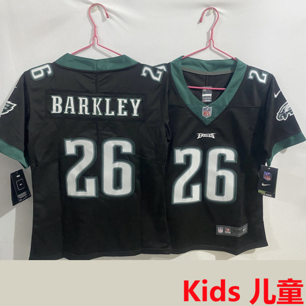 BARKLEY #26 Philadelphia Eagles Kids NFL Jersey 老鹰