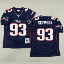 SEYMOUR #93 Men's New England Patriots Retro NFL Jersey 爱国者