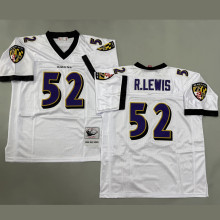 R.LEWIS #52 Men's Baltimore Ravens Retro NFL Jersey 乌鸦