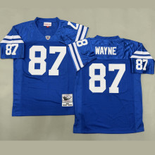 WAYNE #87 Men's Indianapolis Colts Retro NFL Jersey 小马