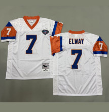 ELWAY #7 Men's Denver Broncos Retro NFL Jersey 野马