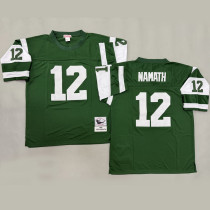 NAMATH #12 Men's New York Jets Retro NFL Jersey喷气机