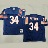 PAYTON #34 Men's Chicago Bears Retro NFL Jersey 熊队