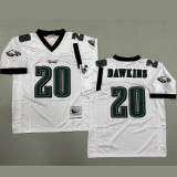 DAWKINS #20 Men's Philadelphia Eagles Retro NFL Jersey 老鹰
