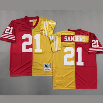 SANDERS #21 Men's San Francisco 49ers Retro NFL Jersey 49人