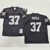 HAYES #37 Men's Las Vegas Raiders Retro NFL Jersey 突袭者