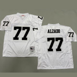 ALZADO #77 Men's Las Vegas Raiders Retro NFL Jersey 突袭者