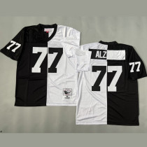 ALZADO #77 Men's Las Vegas Raiders Retro NFL Jersey 突袭者