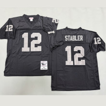 STABLER #12 Men's Las Vegas Raiders Retro NFL Jersey 突袭者