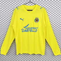2008/2009 Villarreal FC Home Retro Long Sleeve Soccer Jersey