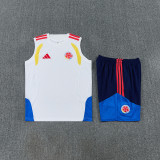 2026/27 Colombia White Vest Training Jersey (A Set)