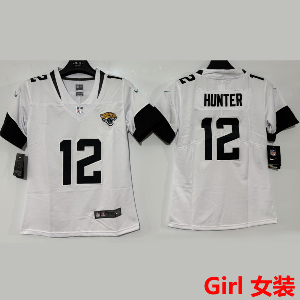 HUNTER #12 Jacksonville Jaguars Girl NFL Jersey 美洲虎