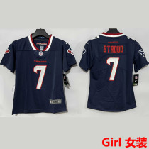 STROUD #7 Houston Texans Girl NFL Jersey 德州人