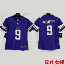 McCARTHY #9 Minnesota Vikings Girl NFL Jersey 维京人