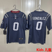 GONZALEZ #0 New England Patriots Kids NFL Jersey 爱国者