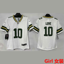 LOVE #10 Green Bay Packers Girl NFL Jersey 包装工
